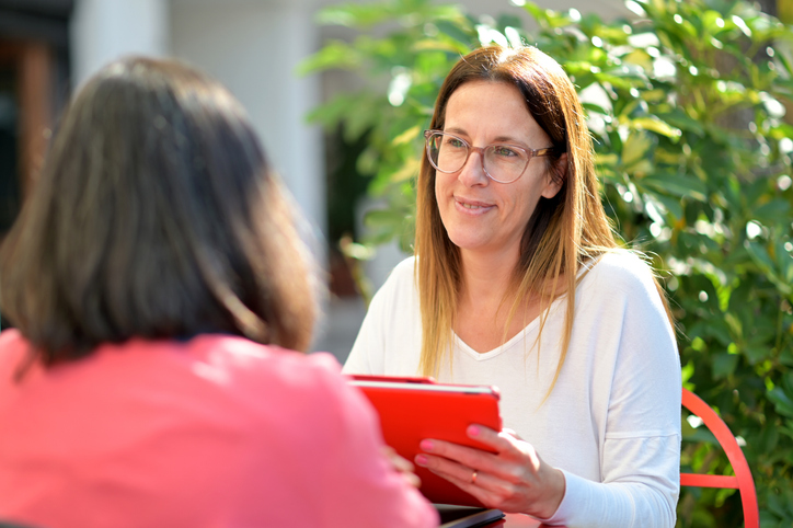 A patient meeting with a trusted doctor